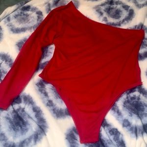 one shoulder body suit
